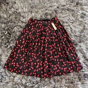 J.Crew women's cherry skirt Size 0 New